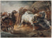 Gevechtshorses - Théodore Géricault — weergave van het kunstwerk