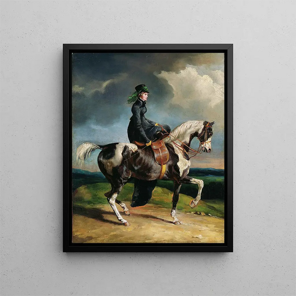 Thodore Gricault - Horsewoman.webp
