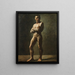 Academie, gekruiste handen - Théodore Géricault — ingelijst kunstwerk aan de muur