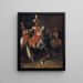 van Napoleon's keizerlijke garde trompettisten te paard - Théodore Géricault — ingelijst kunstwerk aan de muur