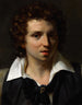 Portret van een jonge man - Théodore Géricault — weergave van het kunstwerk