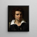 Portret van een jonge man - Théodore Géricault — ingelijst kunstwerk aan de muur
