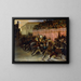 Renners zonder ruiter in Rome - Théodore Géricault — ingelijst kunstwerk aan de muur