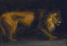 Studie van een leeuw - Théodore Géricault — weergave van het kunstwerk