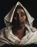 De oude Italiaanse vrouw - Théodore Géricault — weergave van het kunstwerk