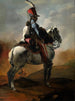 Trompet van de Hussaren - Théodore Géricault — weergave van het kunstwerk