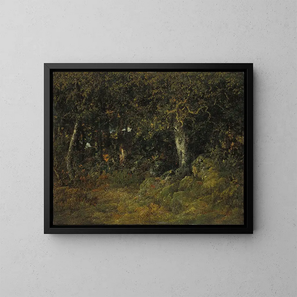 Le Chêne de Roche - Théodore Rousseau — ingelijst kunstwerk aan de muur