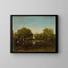 La mémoire de la piscine de la forêt de Chambord - Théodore Rousseau — ingelijst kunstwerk aan de muur