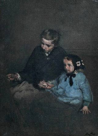 Thodule Ribot - Siblings holding hands.webp