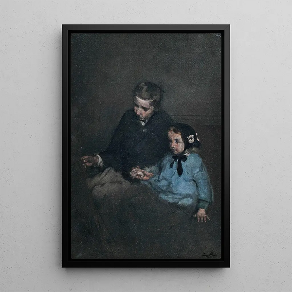 Thodule Ribot - Siblings holding hands.webp