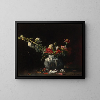 Thodule Ribot - Still Life With Flowers.webp