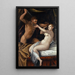 Tarquinius menaçant Lucrèce - Thomas Weber — ingelijst kunstwerk aan de muur