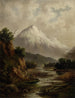 Lit de la rivière Waimakariri - Thomas Attwood — weergave van het kunstwerk