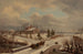 Winterlandschap in Pennsylvania - Thomas Birch — weergave van het kunstwerk