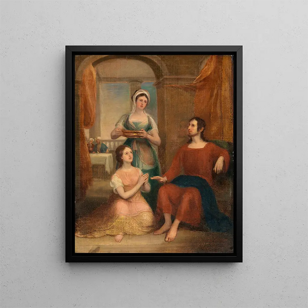 Thomas Clement Thompson - Christ in the House of Martha and Mary.webp