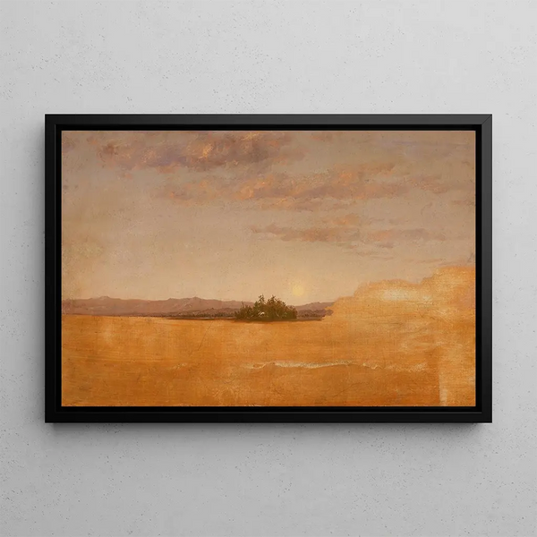 Landscape Sketch Painting - Thomas Cole — framed artwork on a wall