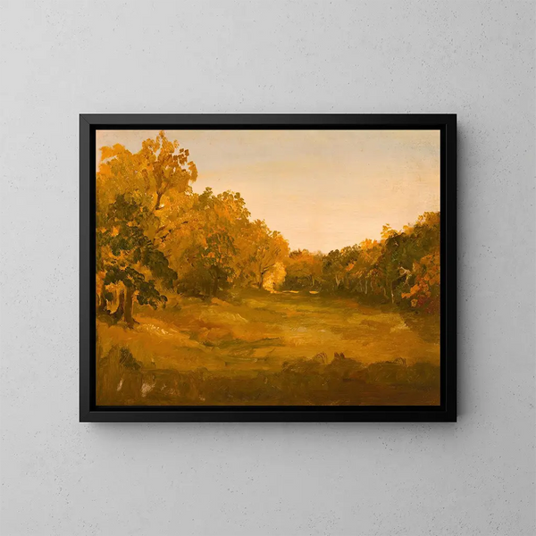 Landscape Painting - Thomas Cole — framed artwork on a wall