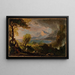De Loop van het Rijk, de Wilde Staat - Thomas Cole — ingelijst kunstwerk aan de muur