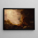 De pelgrim van het kruis aan het einde van zijn reis, studie voor de serie Het kruis en de wereld - Thomas Cole — ingelijst kunstwerk aan de muur