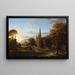 Le Retour - Thomas Cole — ingelijst kunstwerk aan de muur