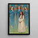 Une vision d'anges - Thomas Cooper Gotch — ingelijst kunstwerk aan de muur