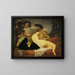 Horace en Lydia - Thomas Couture — ingelijst kunstwerk aan de muur