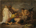 Timon d'Athènes - Thomas Couture — weergave van het kunstwerk