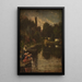 Lavandières - Thomas Couture — framed artwork on a wall