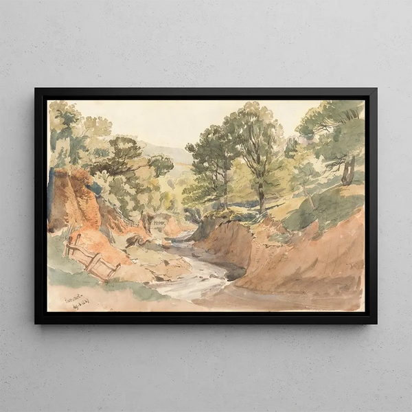Thomas Creswick - Landscape View at Powerscourt.webp