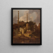 Moskee van Aurangzeb - Thomas Daniell — ingelijst kunstwerk aan de muur