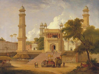 Thomas Daniell - Indian Temple Said to Be the Mosque of AboulNabi Muttra.webp