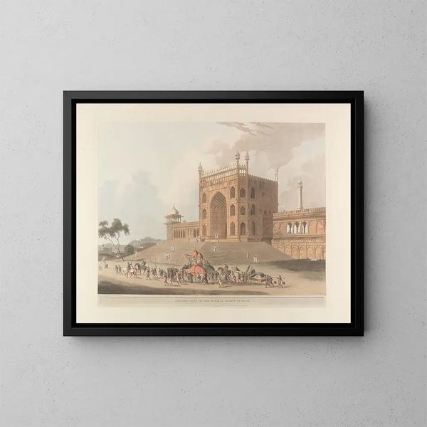 Oriental Scene Pl01 - Thomas Daniell — framed artwork on a wall