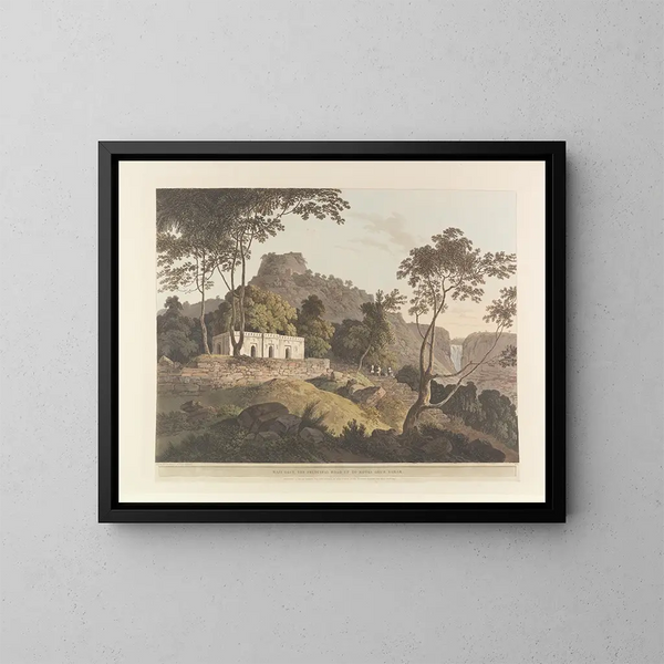 Oriental Scene Pl05 - Thomas Daniell — framed artwork on a wall