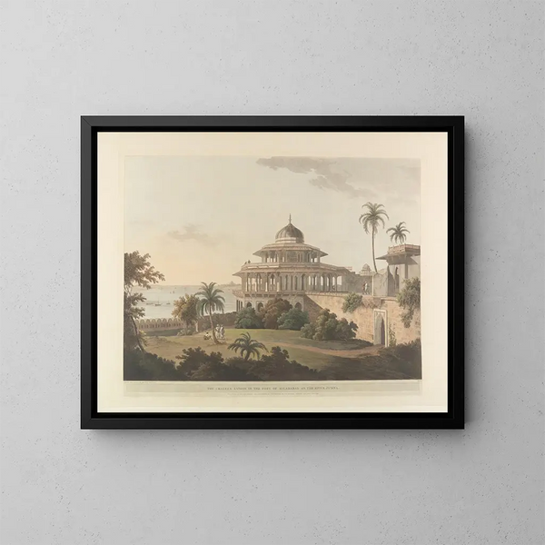 Oriental Scene Painting Pl06 - Thomas Daniell — framed artwork on a wall