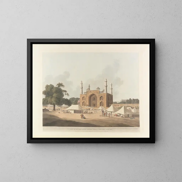 Oriental Scene Pl09 - Thomas Daniell — framed artwork on a wall