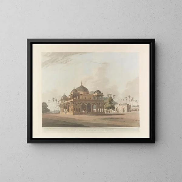 Oriental Scene Pl12 - Thomas Daniell — framed artwork on a wall