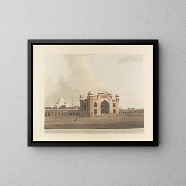 Oriental Scene Pl18 - Thomas Daniell — framed artwork on a wall