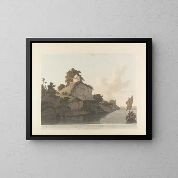 Oriental Scene Painting Pl21 - Thomas Daniell — framed artwork on a wall