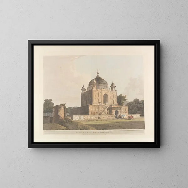 Oriental Scene Pl22 - Thomas Daniell — framed artwork on a wall
