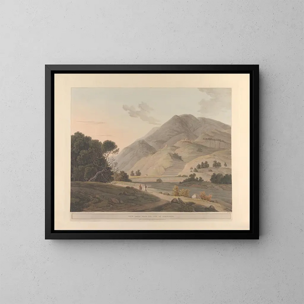 Oriental Scene Painting Pl28 - Thomas Daniell — framed artwork on a wall