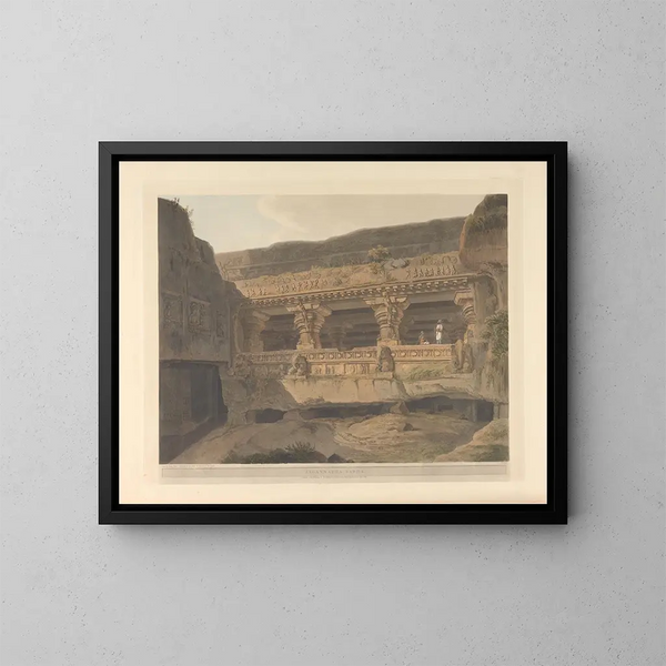 Oriental Scene Painting Pl29 - Thomas Daniell — framed artwork on a wall