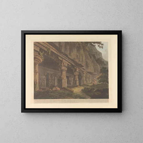 Oriental Scene Pl35 - Thomas Daniell — framed artwork on a wall
