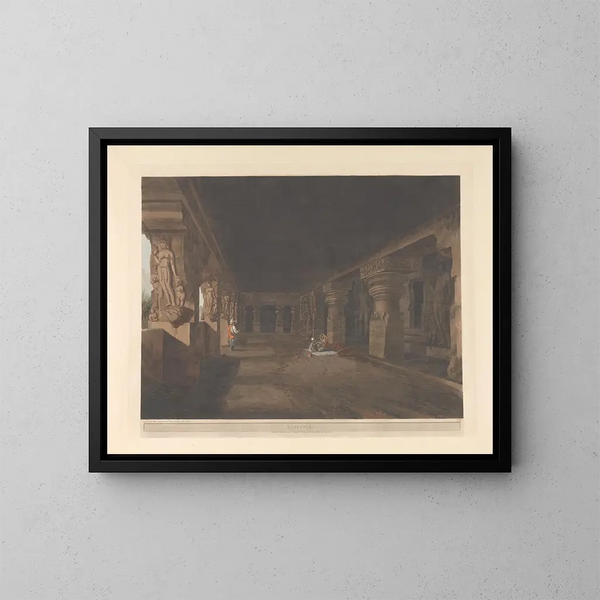 Oriental Scene Pl36 - Thomas Daniell — framed artwork on a wall