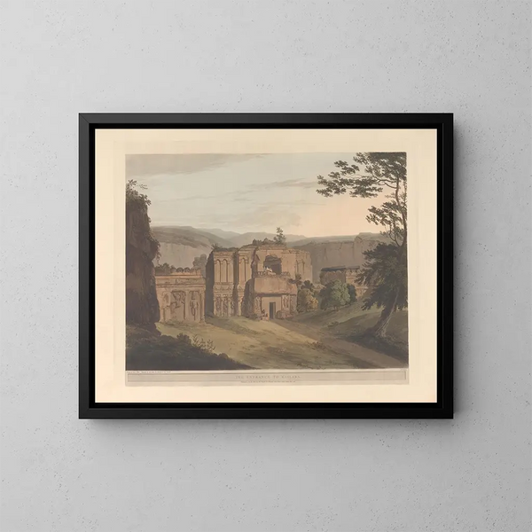 Oriental Scene Pl37 - Thomas Daniell — framed artwork on a wall
