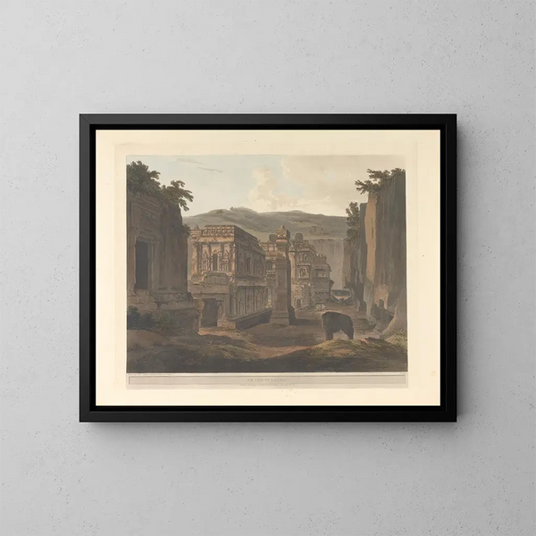 Oriental Scene Painting Pl38 - Thomas Daniell — framed artwork on a wall