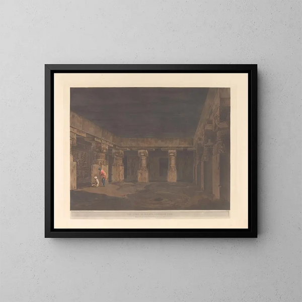 Oriental Scene Pl43 - Thomas Daniell — framed artwork on a wall