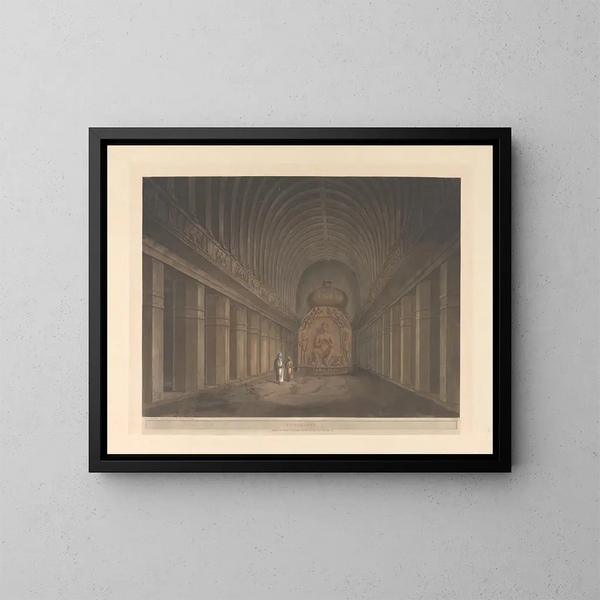 Oriental Scene Painting Pl47 - Thomas Daniell — framed artwork on a wall