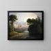 Fantasierachtig landschap - Thomas Doughty — ingelijst kunstwerk aan de muur