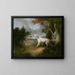 Landschap met een hond - Thomas Doughty — ingelijst kunstwerk aan de muur