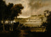 Uitzicht op de hydraulische installaties van Fairmount, Philadelphia, vanaf de overkant van de rivier Schuylkill - Thomas Doughty — weergave van het kunstwerk